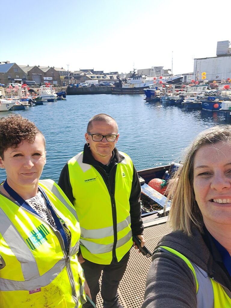 PSS staff at Peterhead Port Authority